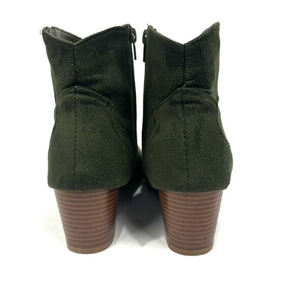 Modern Rush Womens Faux Suede Heel Ankle Booties Sz 8.5 - Picture 7 of 11